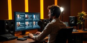 Experience audio books narrators