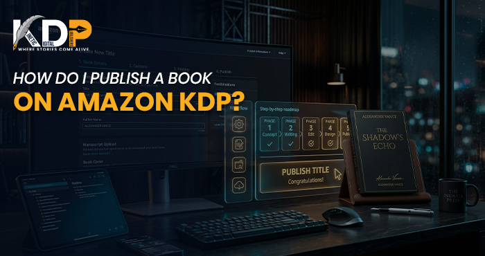 Step-by-step guide on how to publish a book on Amazon KDP for first-time self-published authors in the USA