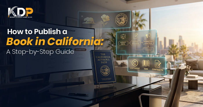 How to publish a book in California step by step guide for self-published authors and first-time writers