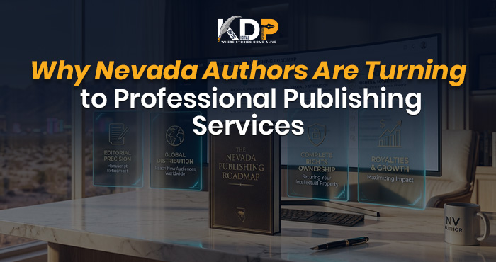 Why Nevada authors are turning to professional publishing services for editing, cover design, and book marketing Nevada support